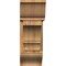 Ekena Millwork Balboa Traditional Rough Sawn Bracket w/ Offset Brace, Western Red Cedar, 8"W x 22"D x 22"H BKT0806X22X22BOA01RWR - alternate 2